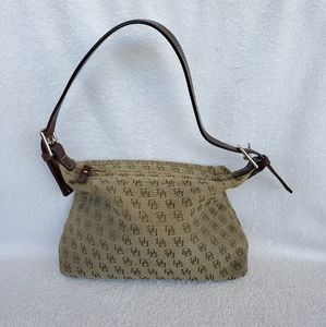 Dooney and bourke olive green mini shoulder bag
